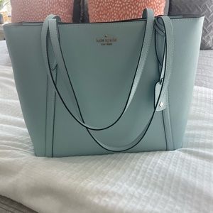 EUC Kate Spade Cara Large Tote in Blue Glow